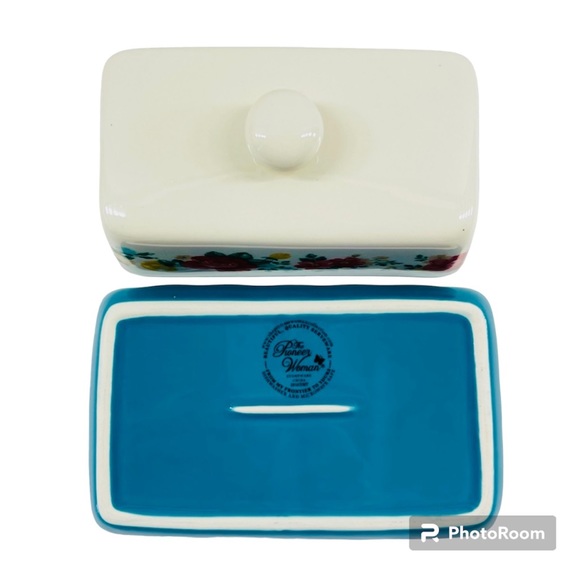 The Pioneer Woman Butter Dish New - Picture 3 of 5